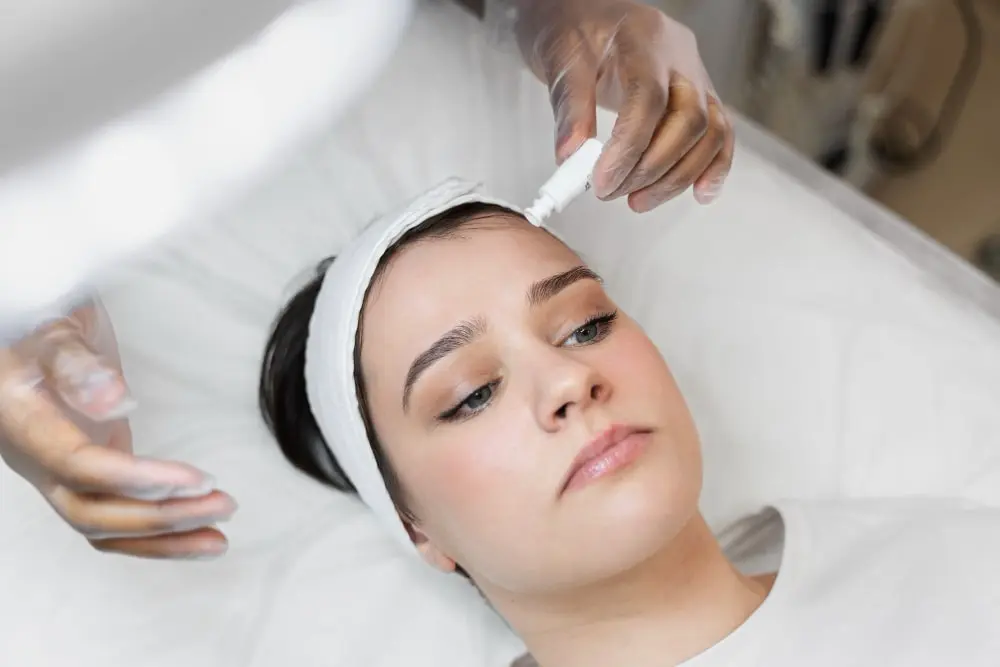 A person getting microneedling treatment in Adelaide